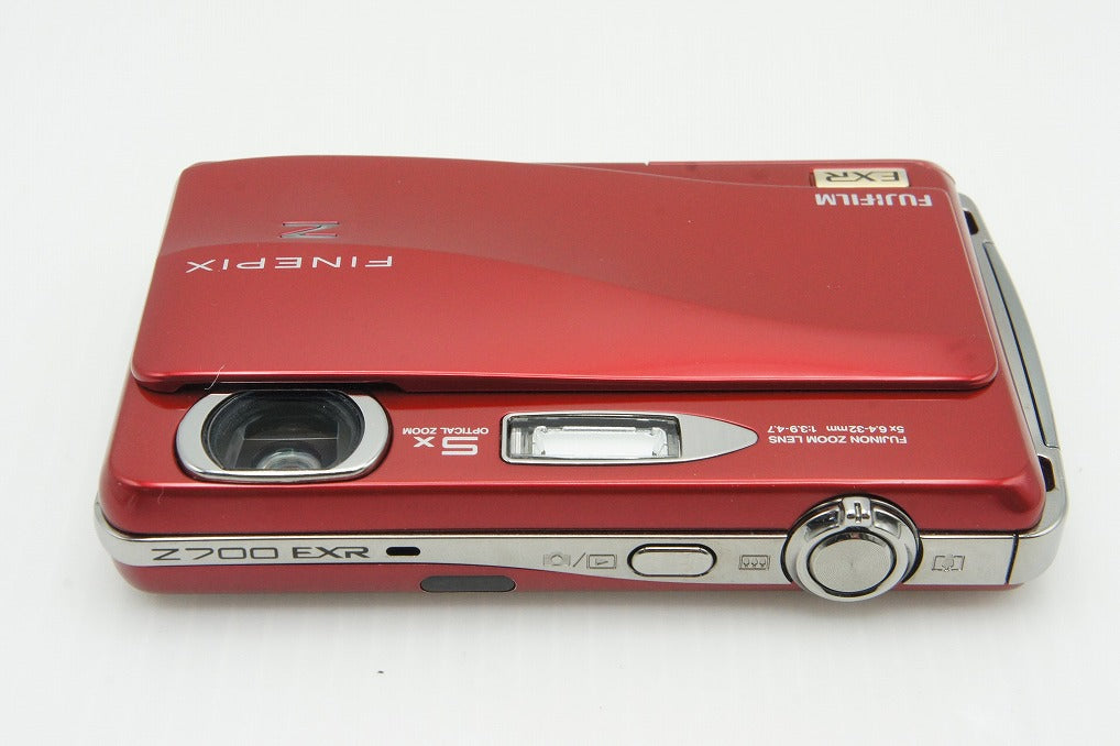 美品 FUJIFILM フジフィルム FinePix Z700EXR コンパクトデジタルカメラ レッド 元箱付 260122m