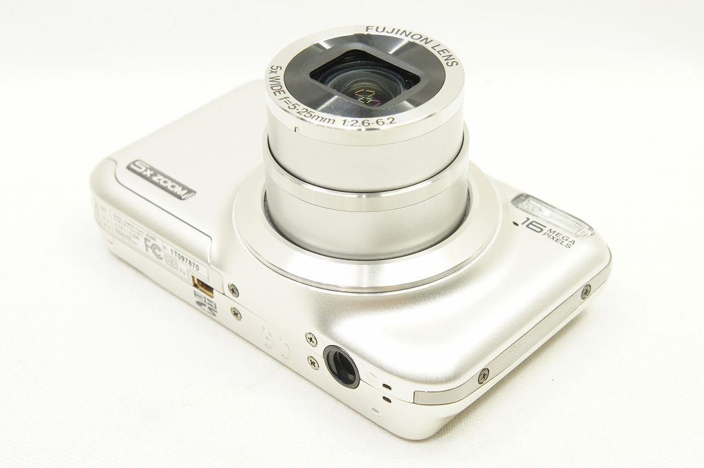 良品 FUJIFILM フジフィルム FinePix JX400 コンパクトデジタルカメラ シルバー 250512d