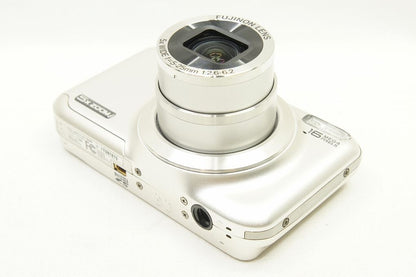 良品 FUJIFILM フジフィルム FinePix JX400 コンパクトデジタルカメラ シルバー 250512d