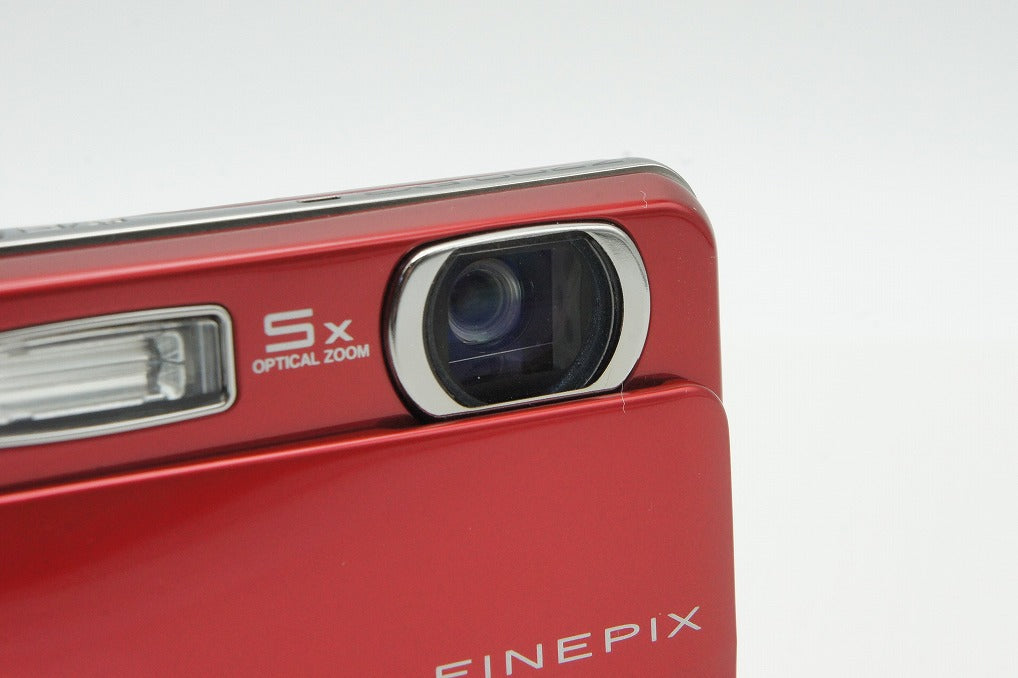 美品 FUJIFILM フジフィルム FinePix Z700EXR コンパクトデジタルカメラ レッド 元箱付 260122m