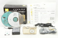 美品 Nikon ニコン COOLPIX S3300 コンパクトデジタルカメラ ゴールド 元箱付 240525d