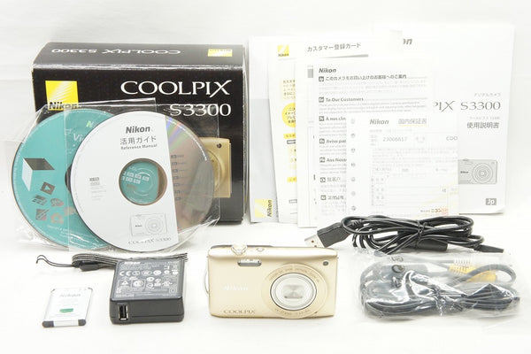 産直商品【稼動品】Nikon COOLPIX S3300 コンパクトデジタルカメラ 中古 デジタルカメラ