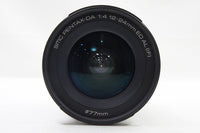美品 ペンタックス smc PENTAX DA 12-24mm F4 ED AL IF Kマウント APS-C ズームレンズ 元箱付 250719f