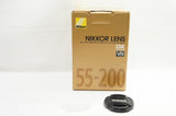 美品 Nikon ニコン AF-S DX NIKKOR 55-200mm F4-5.6G ED VR II ズームレンズ APS-C 元箱付 230924c