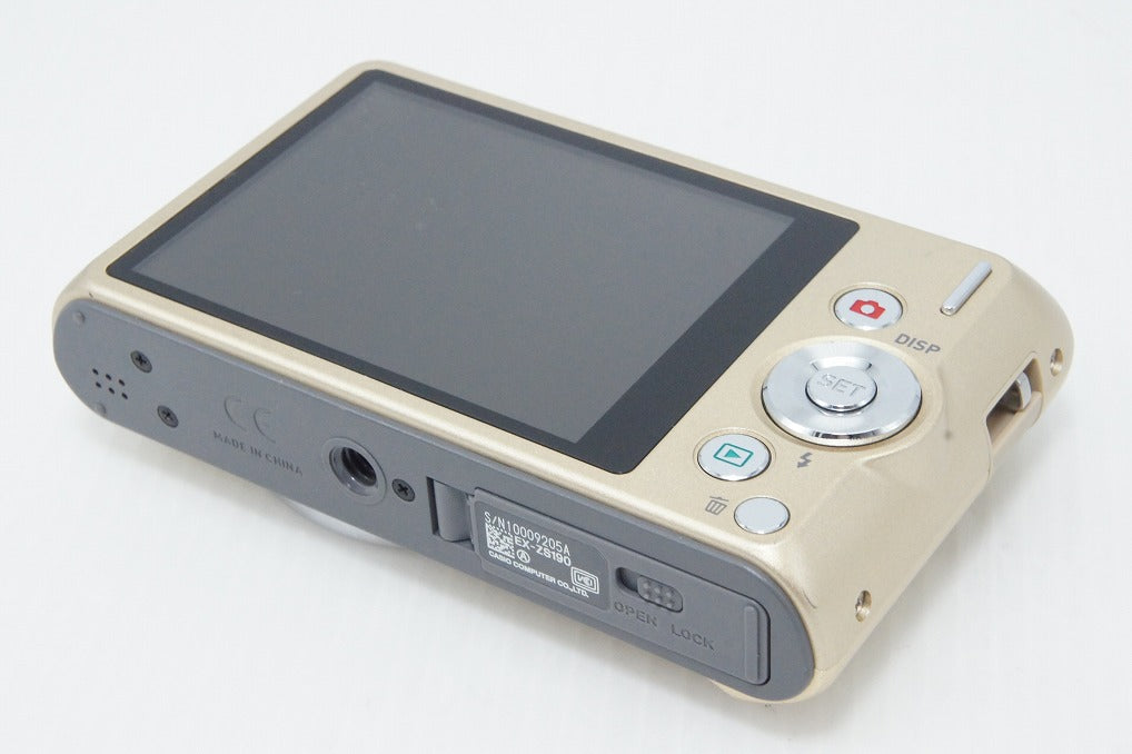 CASIO Exilim EX-ZS190 Compact Digital Camera Gold 260425j