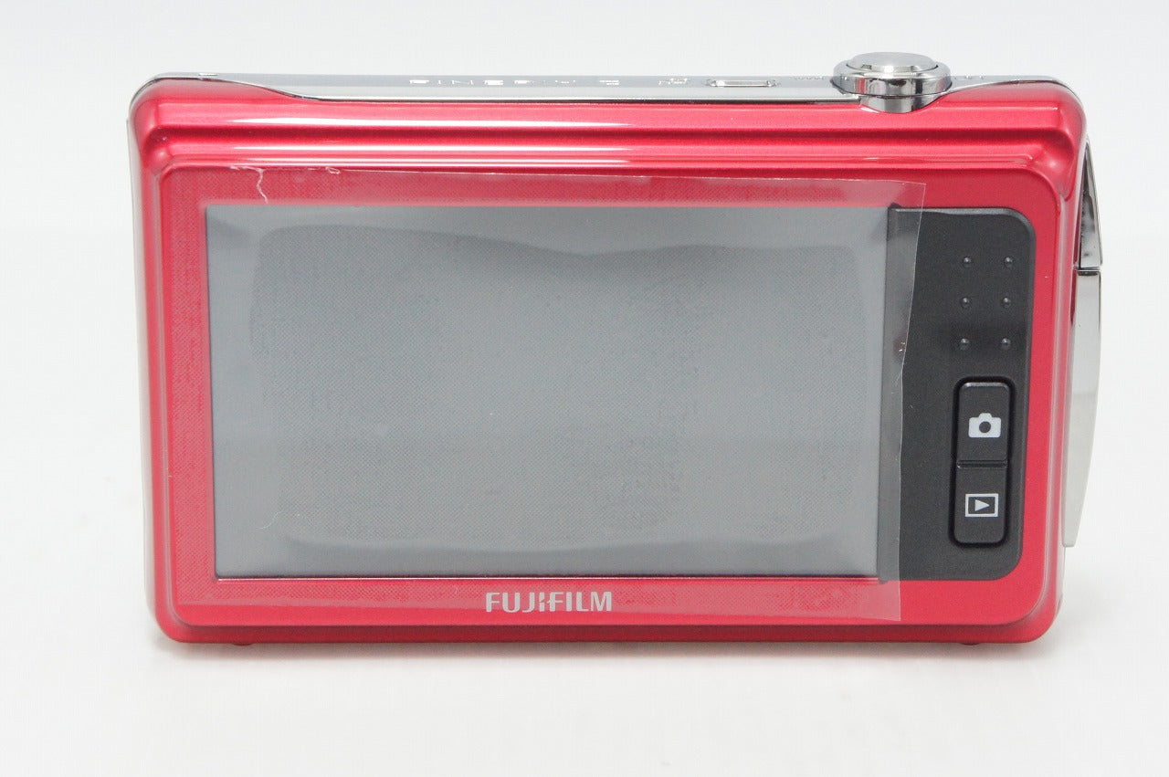 新品級 FUJIFILM フジフイルム FinePix Z90 レッド 純正SDカード2GB ソフトケース付 元箱付 260811k