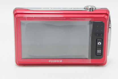 新品級 FUJIFILM フジフイルム FinePix Z90 レッド 純正SDカード2GB ソフトケース付 元箱付 260811k