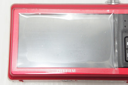 新品級 FUJIFILM フジフイルム FinePix Z90 レッド 純正SDカード2GB ソフトケース付 元箱付 260811k