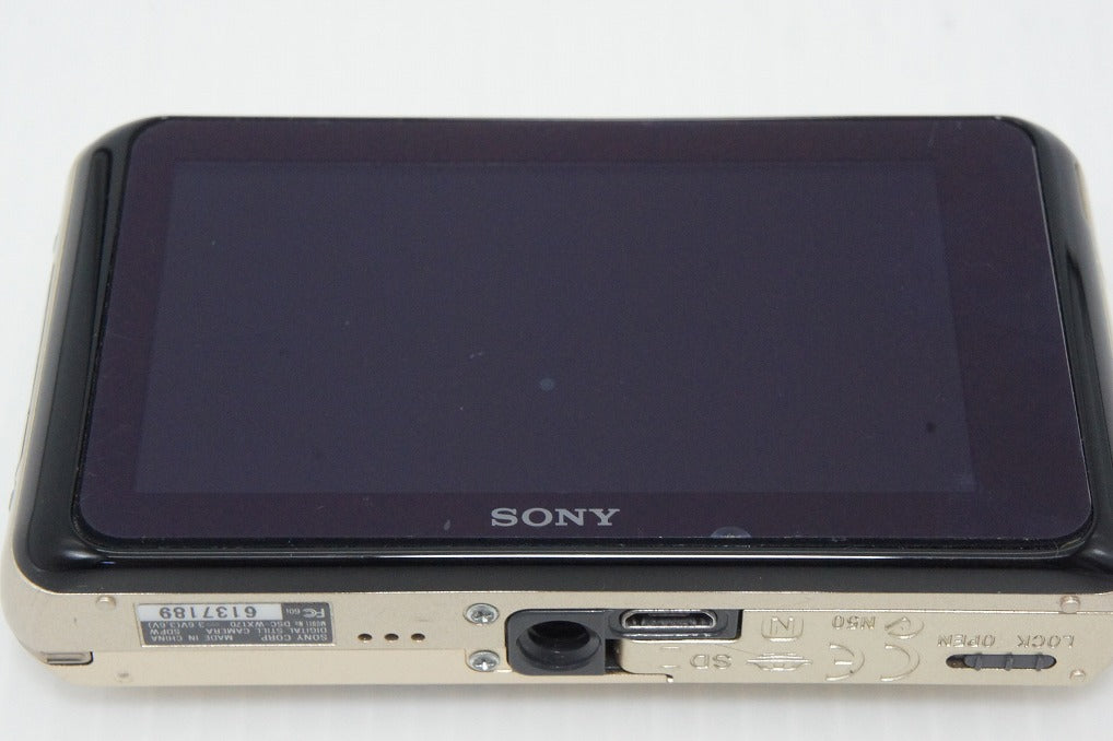 良品 SONY ソニー Cyber-shot DSC-WX170 コンパクトデジタルカメラ ゴールド 260427b