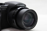 良品 Panasonic パナソニック LUMIX DMC-FZ7 デジタルカメラ ブラック フード付 241127e