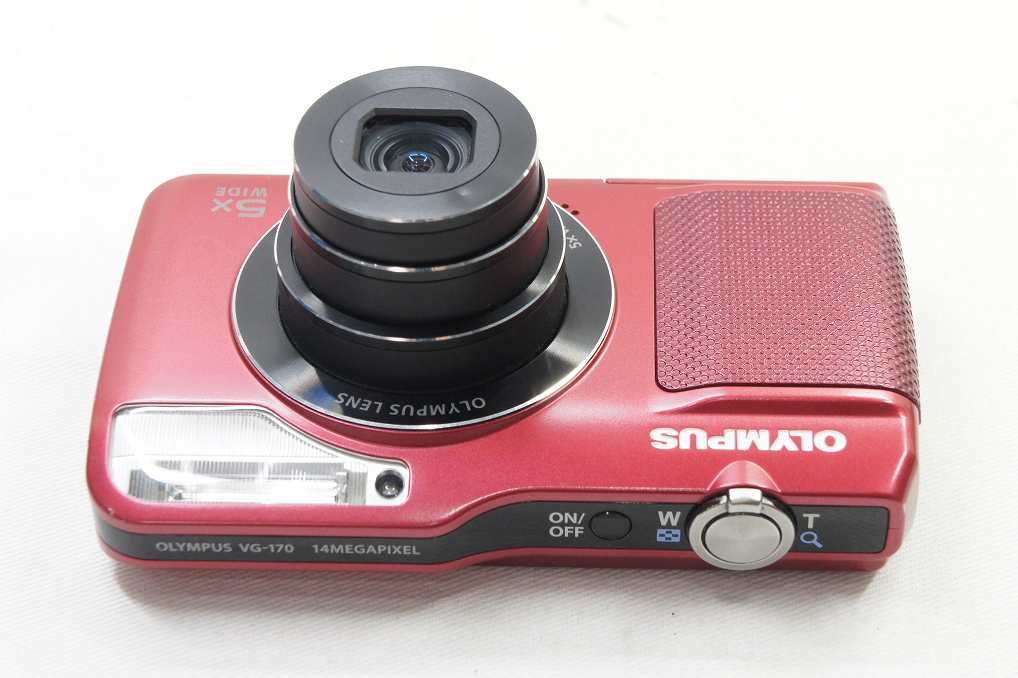 OLYMPUS オリンパス VG-170 コンパクトデジタルカメラ レッド 250721c