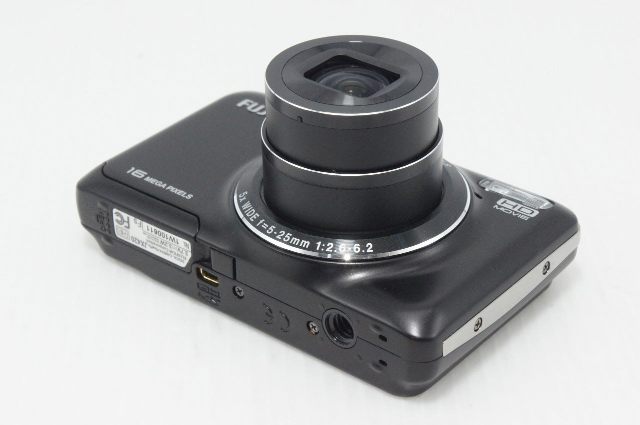美品 FUJIFILM フジフイルム FinePix JX420 コンパクトデジタルカメラ ブラック 元箱付 260810k