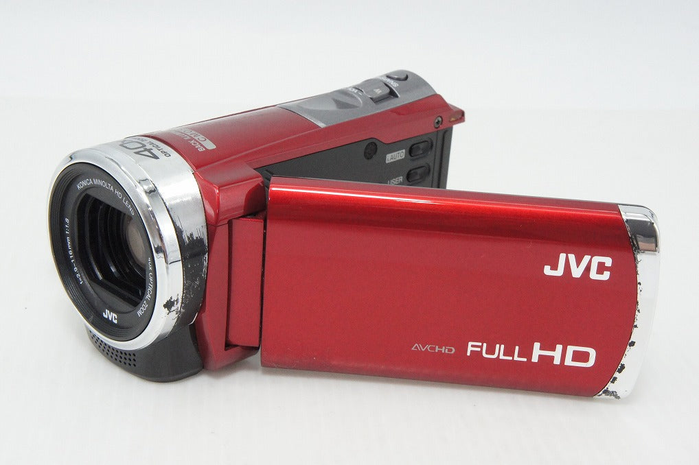 JVC ケンウッド Everio GZ-HM99 デジタルビデオカメラ ハイビジョンメモリームービー レッド 260430o