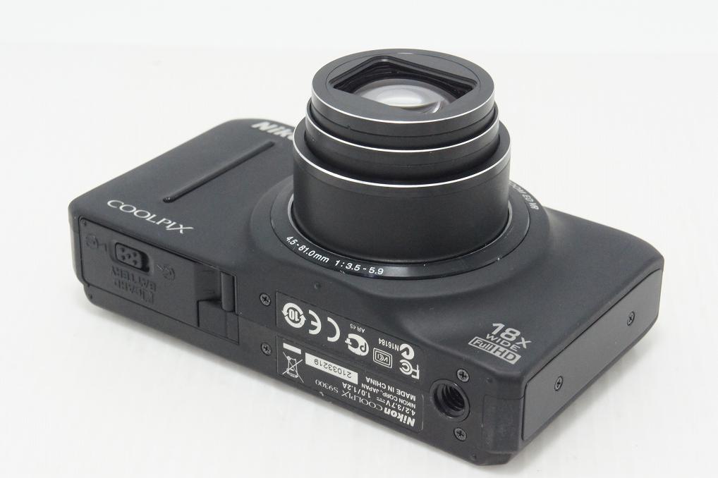 Nikon ニコン COOLPIX S9300 コンパクトデジタルカメラ ノーブルブラック 260803o