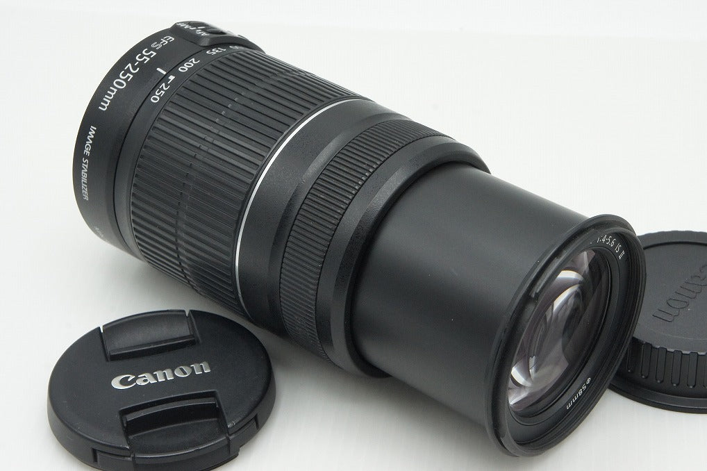 良品 Canon キヤノン EF-S 55-250mm F4-5.6 IS II APS-C ズームレンズ 260122v