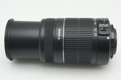良品 Canon キヤノン EF-S 55-250mm F4-5.6 IS II APS-C ズームレンズ 260122v