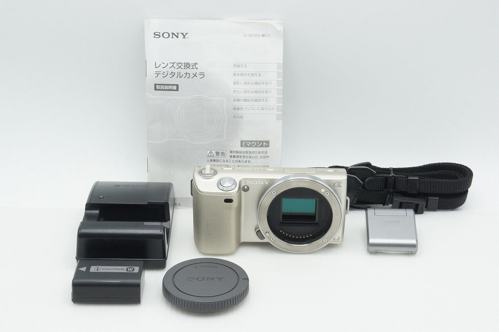 訳あり品 SONY ソニー NEX-5 ボディ ミラーレス一眼カメラ ゴールド 260311a