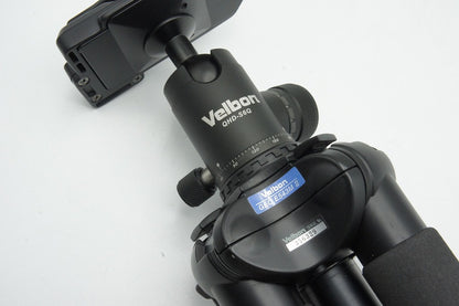 美品 Velbon ベルボン Geo Carmagne E543M II + QHD-S6Q 三脚 260121am