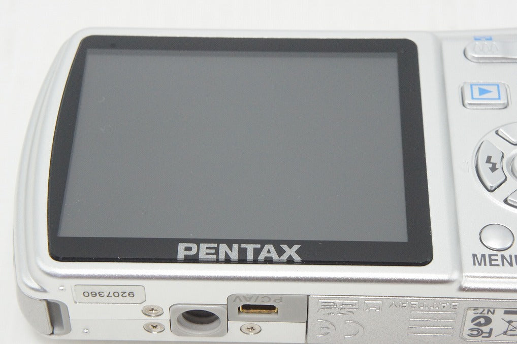 美品 PENTAX ペンタックス Optio M30 コンパクトデジタルカメラ シルバー 元箱付 260730v
