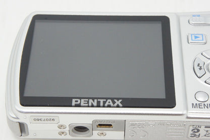 美品 PENTAX ペンタックス Optio M30 コンパクトデジタルカメラ シルバー 元箱付 260730v