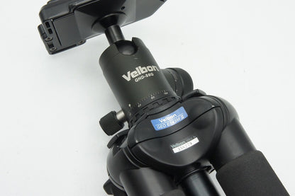 良品 Velbon ベルボン Geo Carmagne E543M II + QHD-S6Q 三脚 260123b