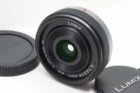 美品 Panasonic LUMIX G 14mm F2.5 ASPH. H-H014 広角パンケーキレンズ マイクロフォーサーズ 250213c