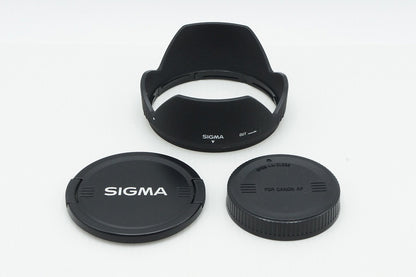 Excellent Condition SIGMA 28mm F1.8 EX DG ASPHERICAL MACRO Canon EF Mount Full Frame with Hood 260310p