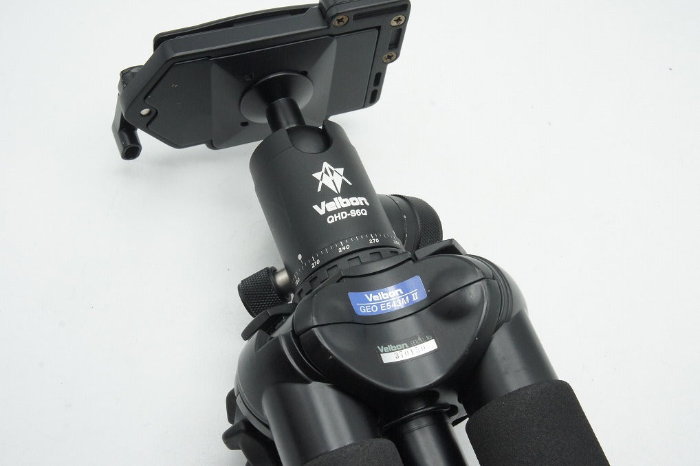 良品 Velbon ベルボン Geo Carmagne E543M II + QHD-S6Q 三脚 260123d