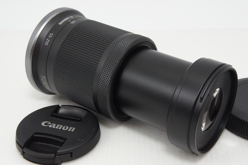 美品 Canon キヤノン RF-S 55-210mm F5-7.1 IS STM APS-C RFマウント ズームレンズ 260502ac