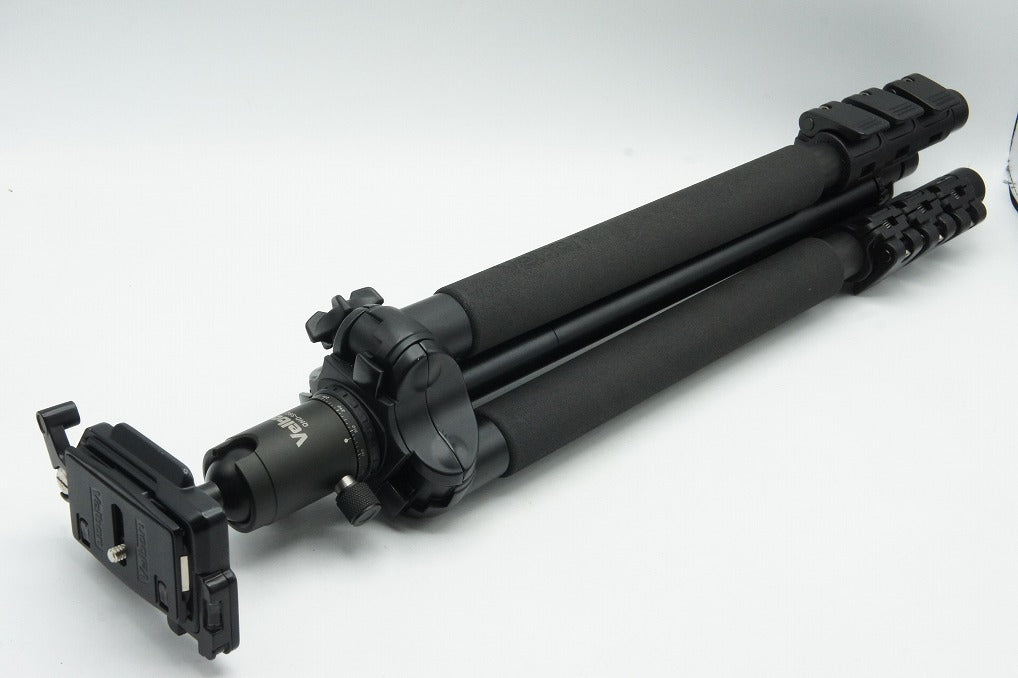 美品 Velbon ベルボン Geo Carmagne E543M II + QHD-S6Q 三脚 260123c