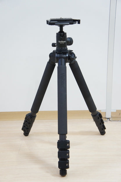 美品 Velbon ベルボン Geo Carmagne E543M II + QHD-S6Q 三脚 260123c