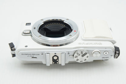 OLYMPUS オリンパス PEN Lite E-PL6 ボディ ミラーレス一眼カメラ ホワイト 元箱付 260310af