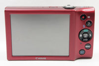 美品 Canon キヤノン PowerShot A3400 IS コンパクトデジタルカメラ レッド 241204m