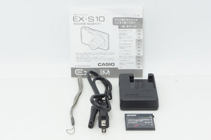 良品 CASIO カシオ EXILIM EX-S10 コンパクトデジタルカメラ レッド 260430j