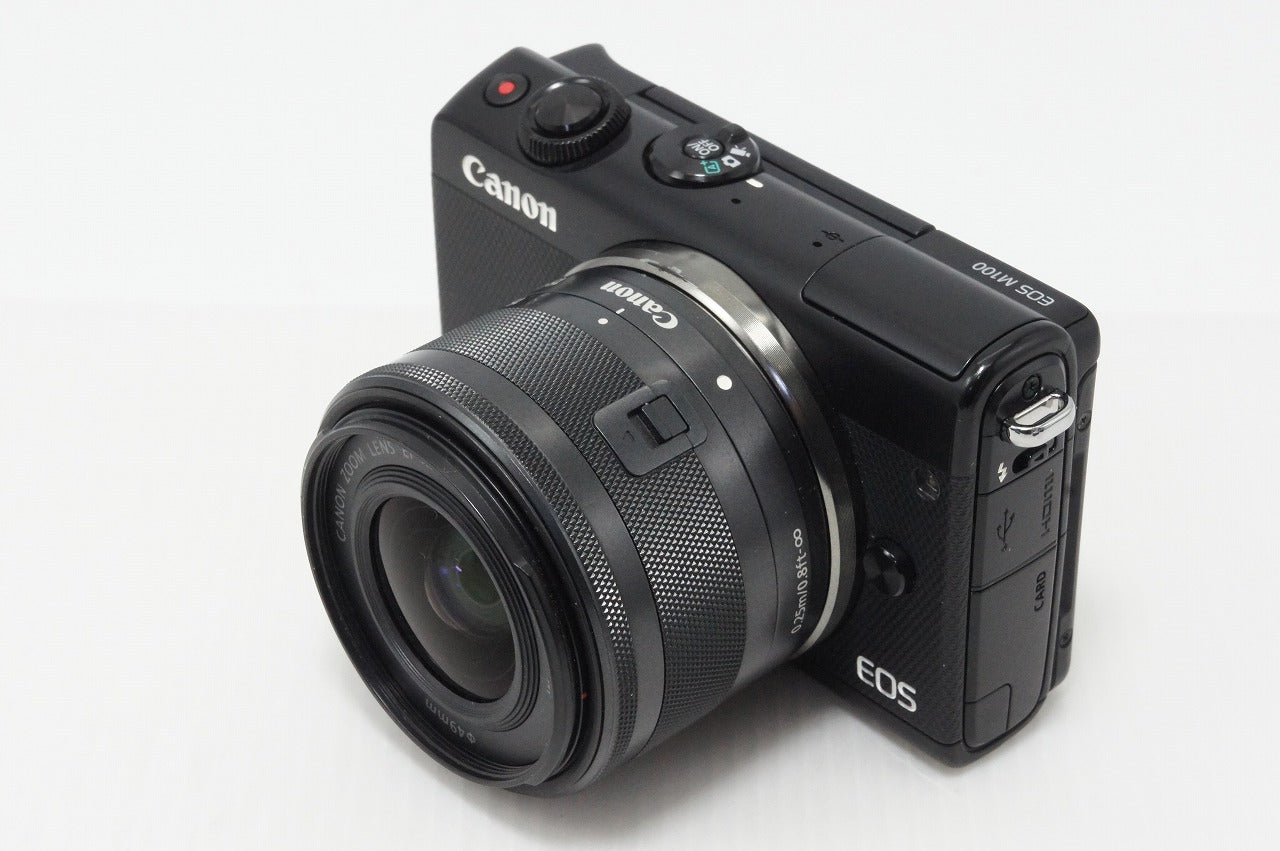 キヤノン Canon EOS M100 ブラックボディ EF-M 18-150mm ブラック 高