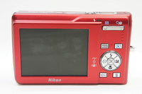 美品 Nikon ニコン COOLPIX S200 コンパクトデジタルカメラ レッド 250725b
