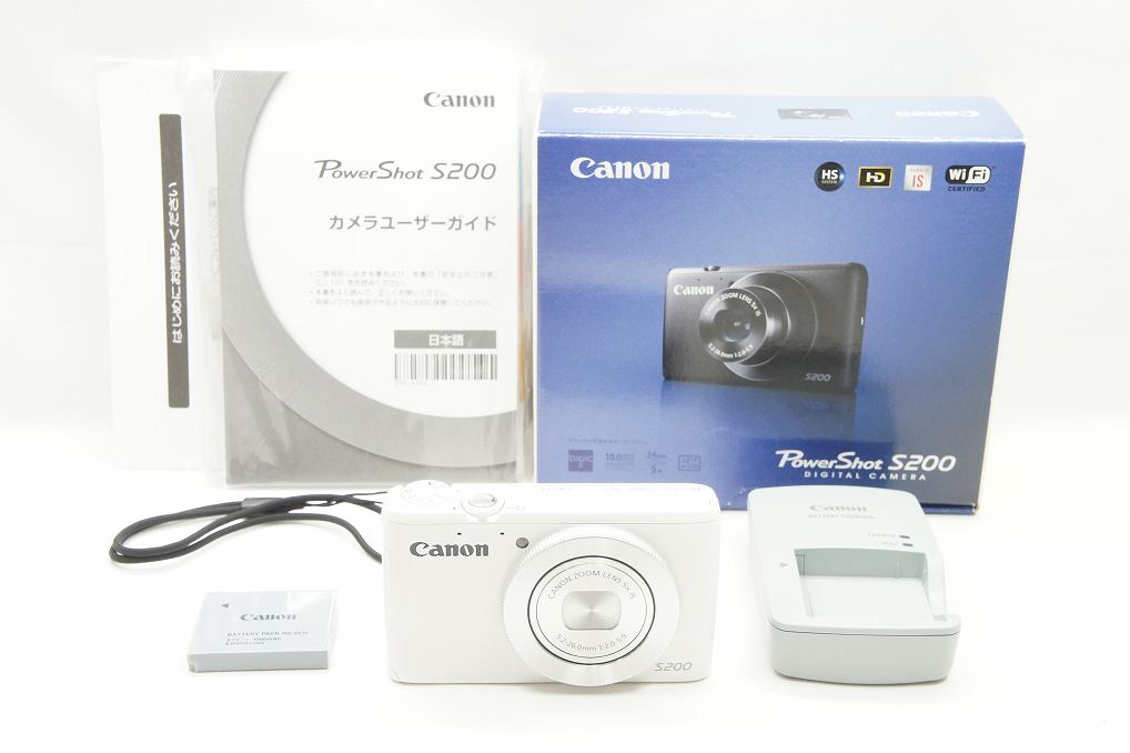 美品 Canon PowerShot S200 コンパクトデジタルカメラ セブンイレブン40周年記念モデル 240817d