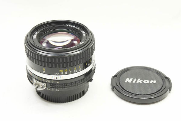 良品 Nikon ニコン Ai-S Nikkor 50mm F1.4 単焦点レンズ MF 240818e