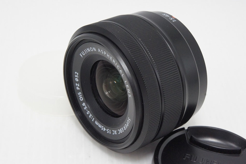 美品 FUJIFILM フジフィルム SUPER EBC FUJINON XC 15-45mm F3.5-5.6 OIS PZ ズームレンズ ブラック 260502b
