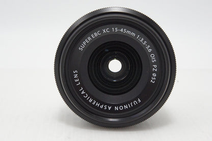 美品 FUJIFILM フジフィルム SUPER EBC FUJINON XC 15-45mm F3.5-5.6 OIS PZ ズームレンズ ブラック 260502b