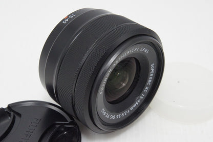 美品 FUJIFILM フジフィルム SUPER EBC FUJINON XC 15-45mm F3.5-5.6 OIS PZ ズームレンズ ブラック 260502b