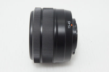 美品 FUJIFILM フジフィルム SUPER EBC FUJINON XC 15-45mm F3.5-5.6 OIS PZ ズームレンズ ブラック 260502b