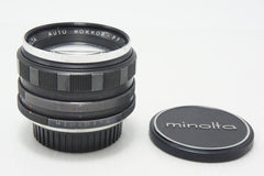MINOLTA ミノルタ AUTO ROKKOR-PF 58mm F1.4 SR/MDマウント MF 単焦点レンズ 260812ap