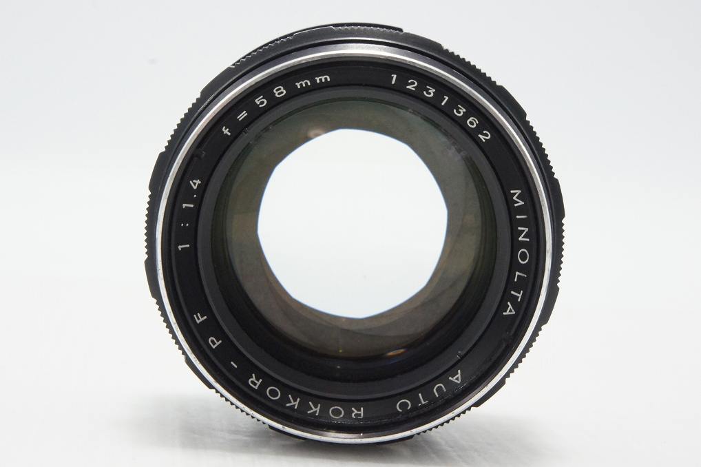 MINOLTA ミノルタ AUTO ROKKOR-PF 58mm F1.4 SR/MDマウント MF 単焦点