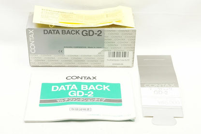 CONTAX コンタックス DATA BACK GD-2 データバック 元箱付 250718y