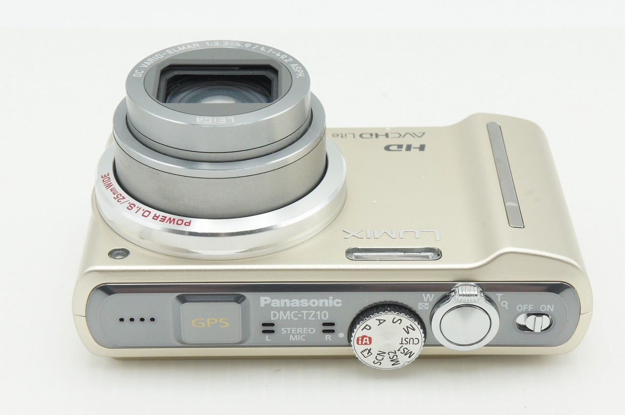 Panasonic パナソニック LUMIX DMC-TZ10 コンパクトデジタルカメラ ゴールド 260123ae