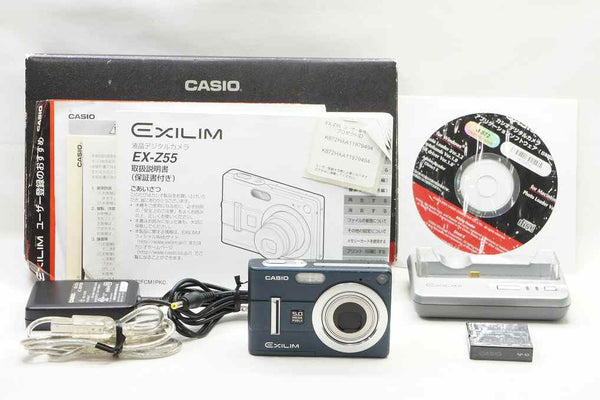 CASIO カシオ EXILIM EX-Z55 コンパクトデジタルカメラ ブルー 元箱付 241025s