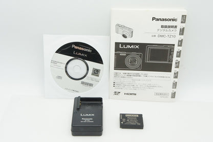 Panasonic パナソニック LUMIX DMC-TZ10 コンパクトデジタルカメラ ゴールド 260123ae