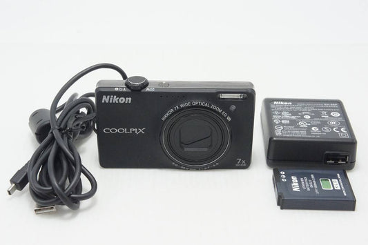 Nikon COOLPIX S6000 Compact Digital Camera Black 260811f