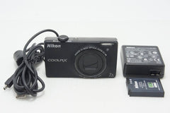 Nikon ニコン COOLPIX S6000 コンパクトデジタルカメラ ブラック 260811f